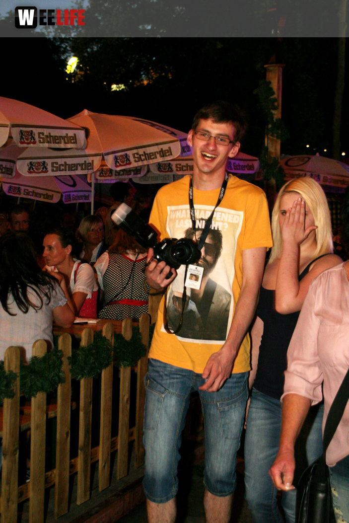 Hofer Volksfest 2013 - 7. Tag Abends Tag der Betriebe mit den Members 