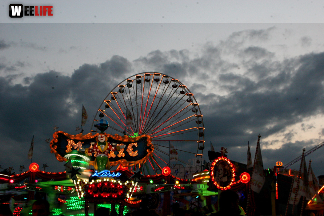 Hofer Volksfest 2013 - letzter Tag Festbetrieb mit Late Night