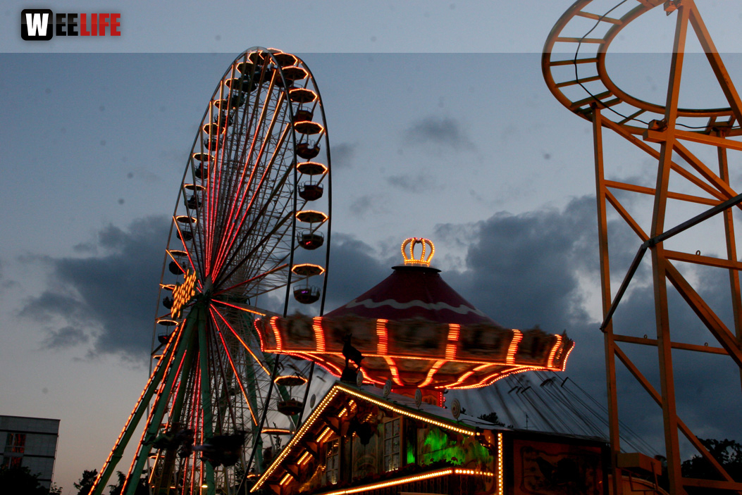 Hofer Volksfest 2013 - letzter Tag Festbetrieb mit Late Night