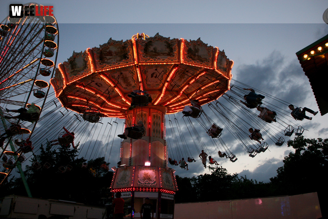 Hofer Volksfest 2013 - letzter Tag Festbetrieb mit Late Night