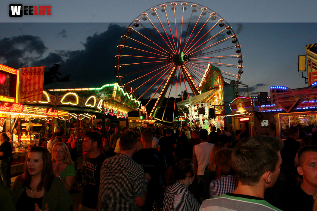 Hofer Volksfest 2013 - letzter Tag Festbetrieb mit Late Night