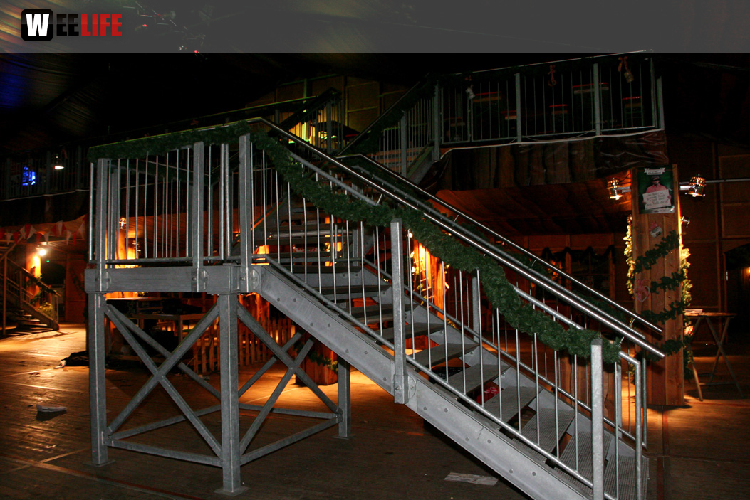 Hofer Volksfest 2013 - letzter Tag Nacht Abbau 