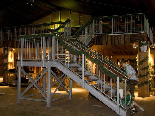 Hofer Volksfest 2013 - letzter Tag Nacht Abbau  – Foto 3