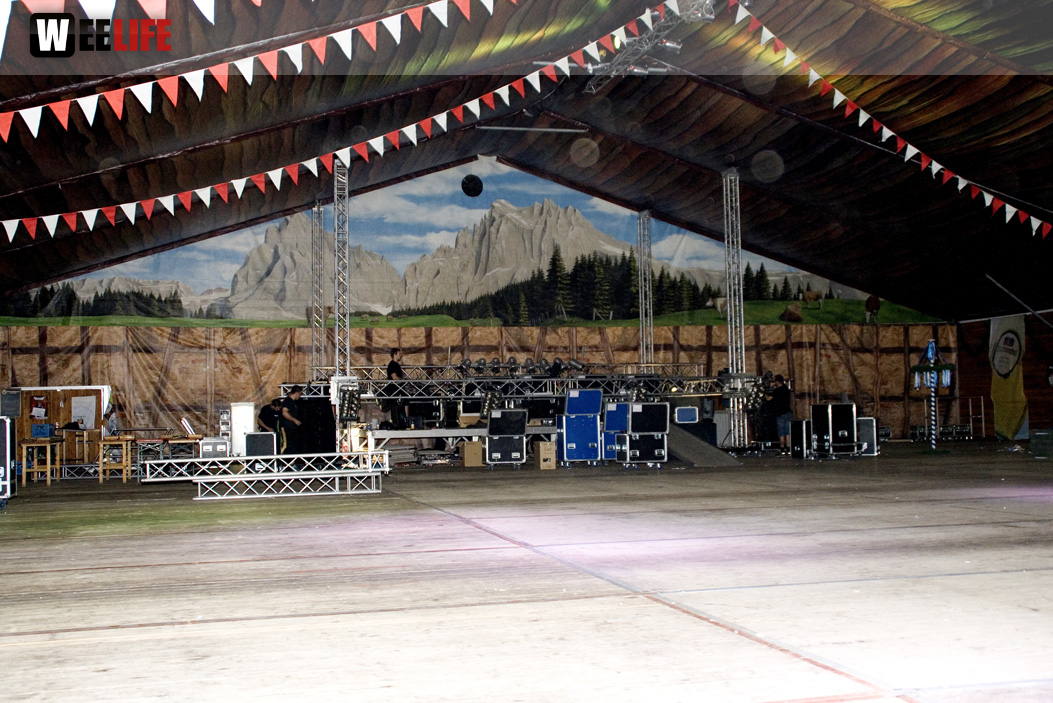 Hofer Volksfest 2013 - letzter Tag Nacht Abbau 