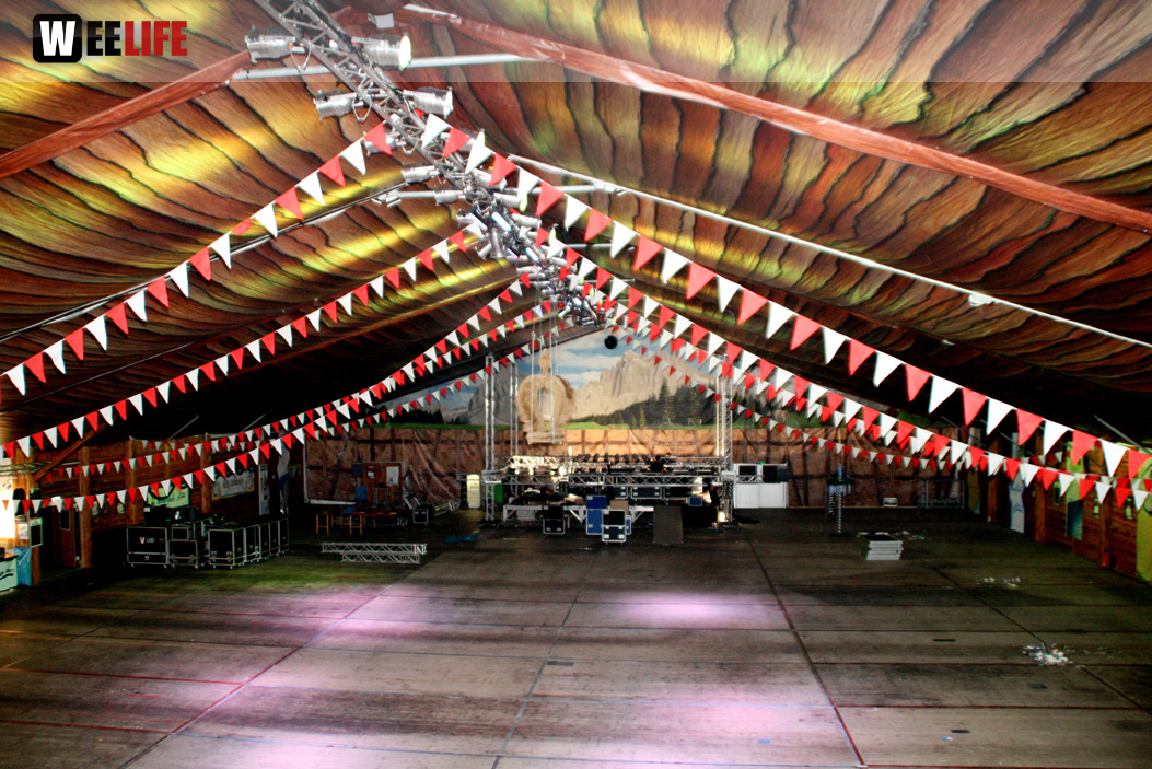 Hofer Volksfest 2013 - letzter Tag Nacht Abbau 