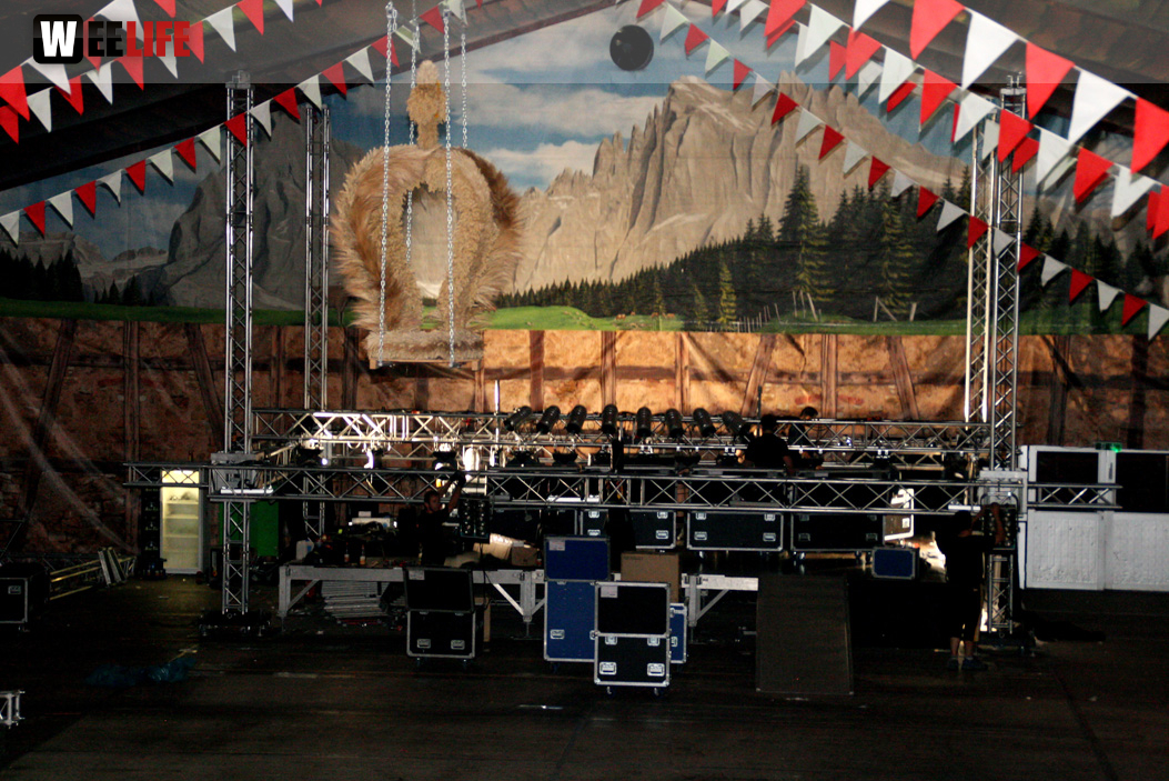 Hofer Volksfest 2013 - letzter Tag Nacht Abbau 