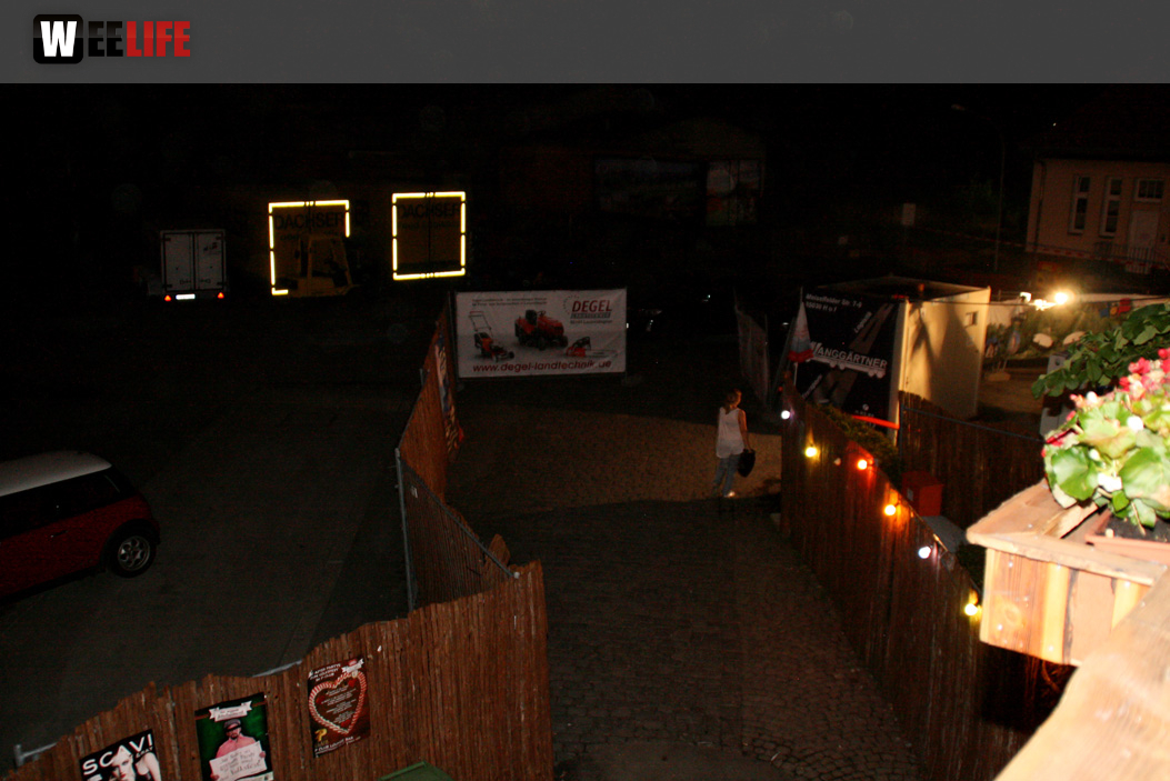 Hofer Volksfest 2013 - letzter Tag Nacht Abbau 