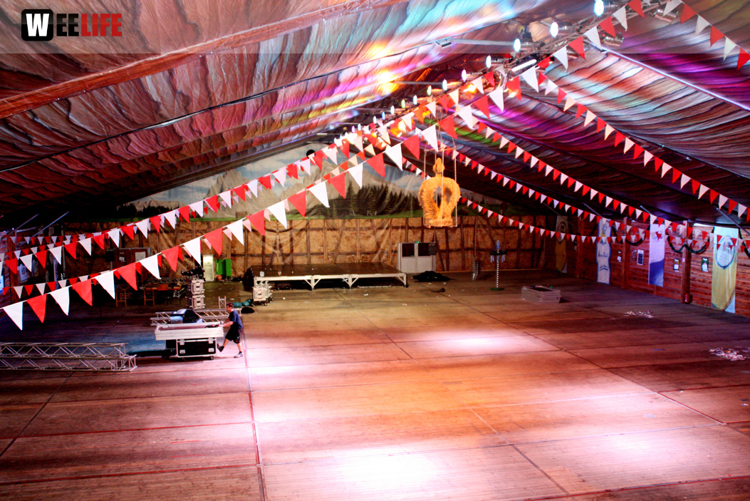 Hofer Volksfest 2013 - letzter Tag Nacht Abbau 