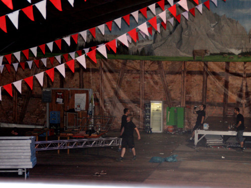 Hofer Volksfest 2013 - letzter Tag Nacht Abbau  – Foto 19