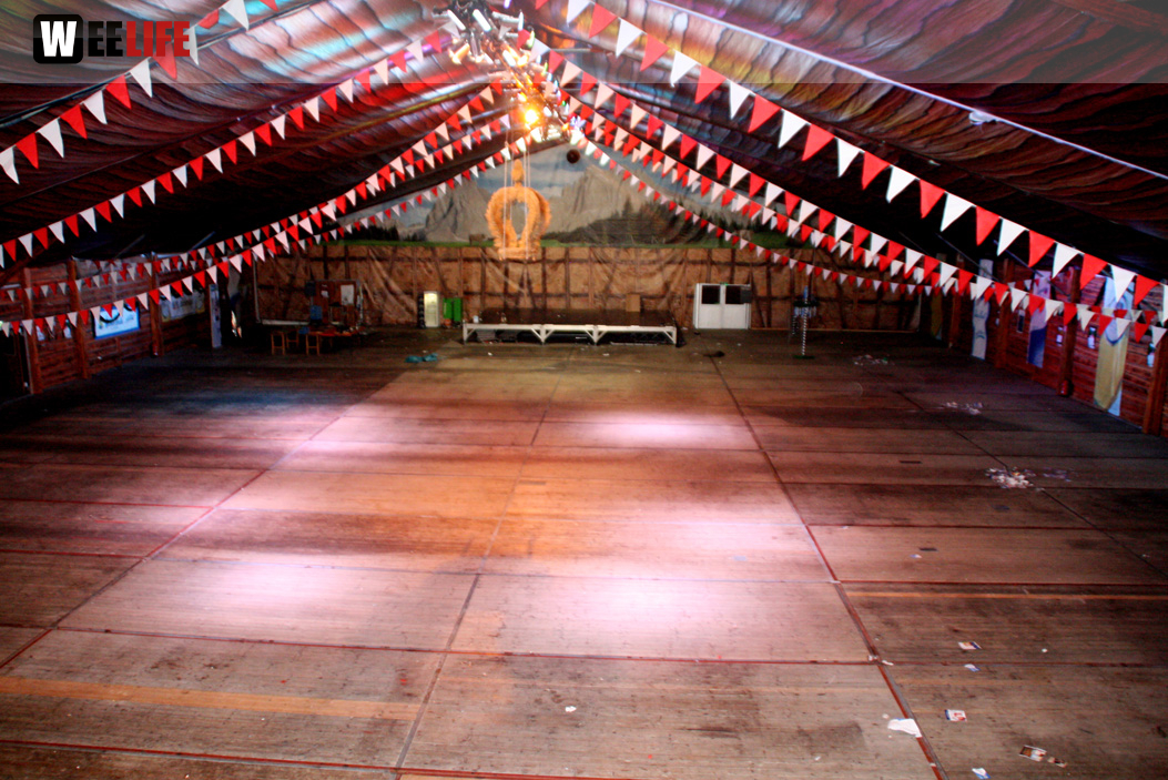 Hofer Volksfest 2013 - letzter Tag Nacht Abbau 