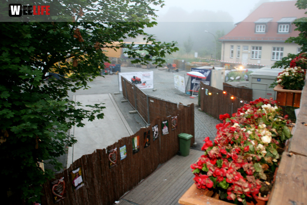 Hofer Volksfest 2013 - letzter Tag Nacht Abbau 