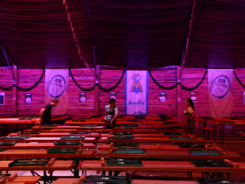 Hofer Volksfest 2013 - letzter Tag Nacht Abbau  – Foto 38