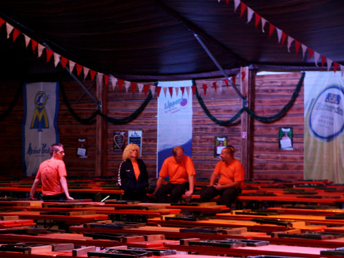 Hofer Volksfest 2013 - letzter Tag Nacht Abbau  – Foto 39