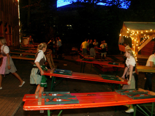 Hofer Volksfest 2013 - letzter Tag Nacht Abbau  – Foto 44