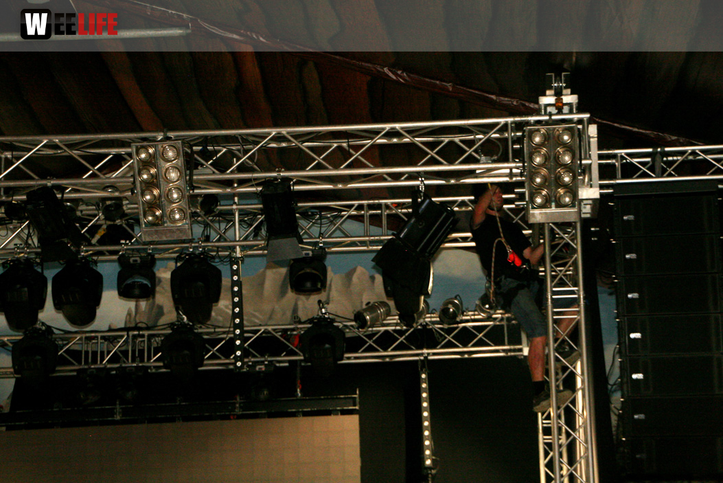 Hofer Volksfest 2013 - letzter Tag Nacht Abbau 