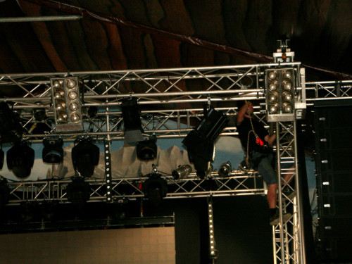 Hofer Volksfest 2013 - letzter Tag Nacht Abbau  – Foto 53