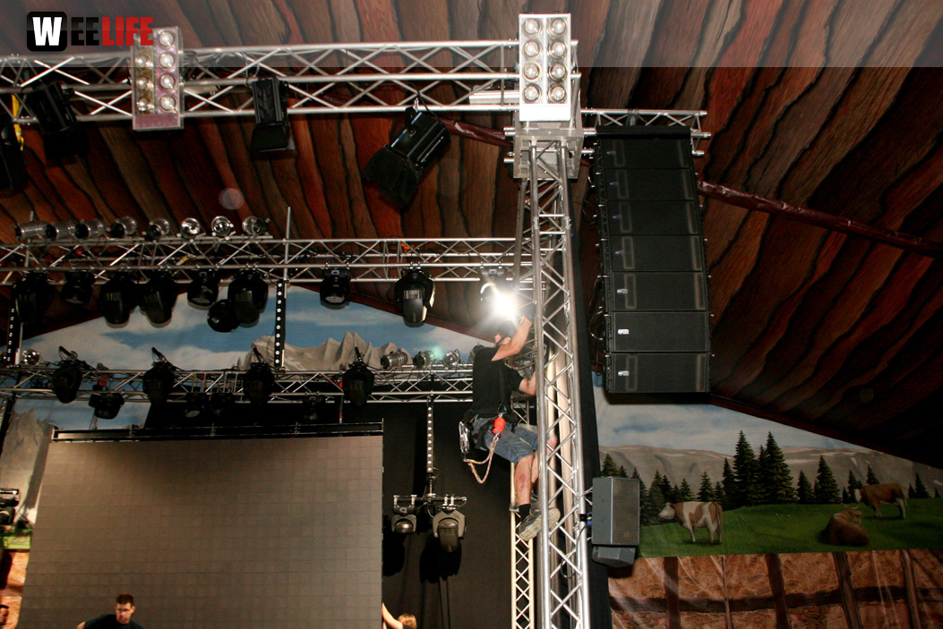 Hofer Volksfest 2013 - letzter Tag Nacht Abbau 