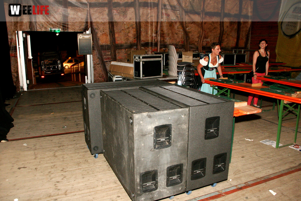 Hofer Volksfest 2013 - letzter Tag Nacht Abbau 