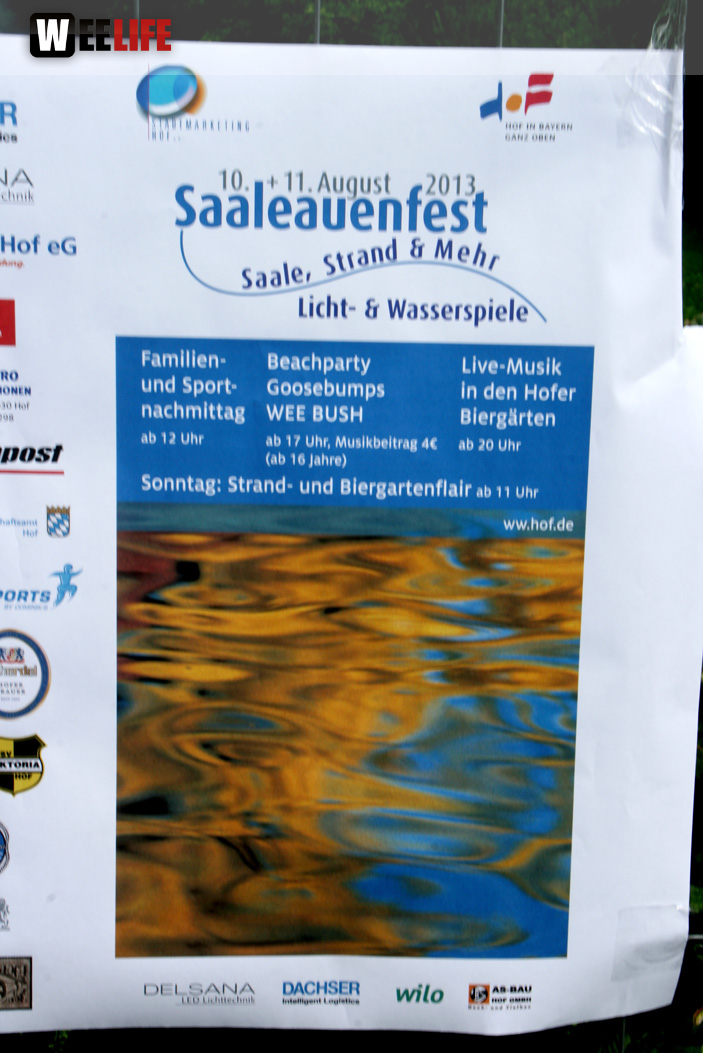 Saaleauenfest 2013 Familiennachmittag mit Goosebumps
