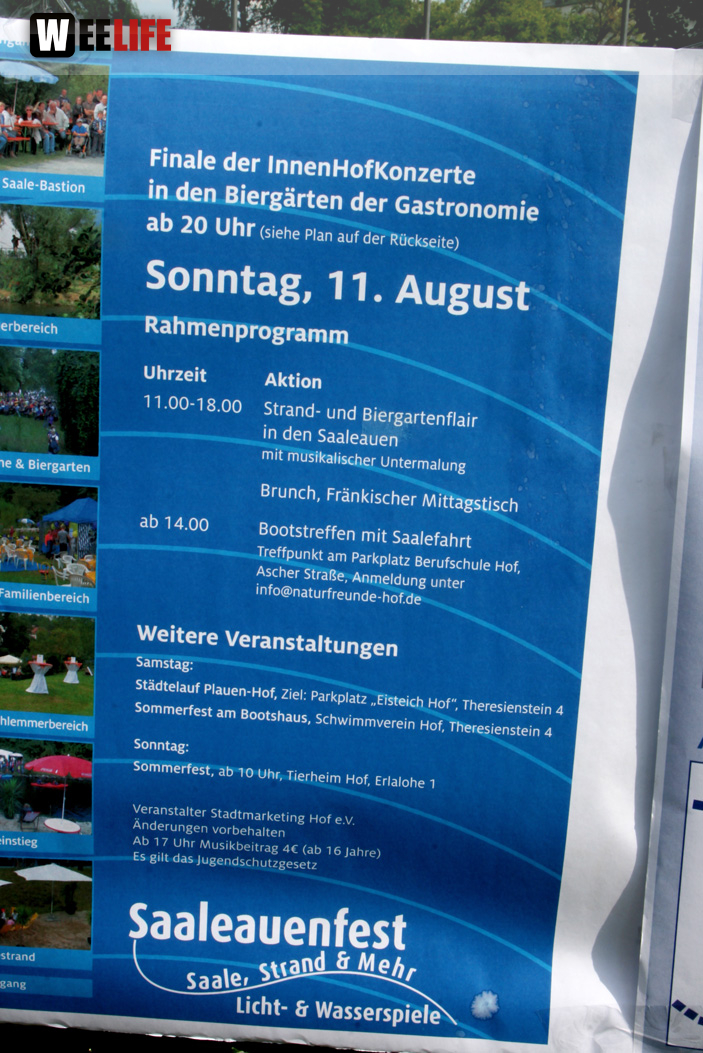 Saaleauenfest 2013 Familiennachmittag mit Goosebumps