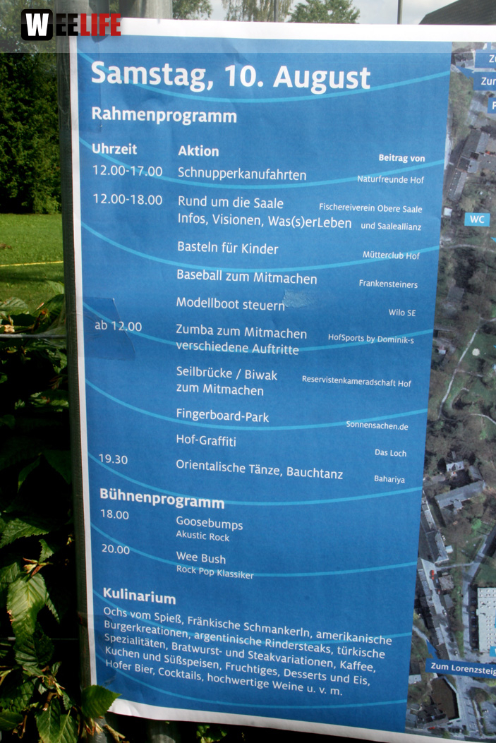 Saaleauenfest 2013 Familiennachmittag mit Goosebumps