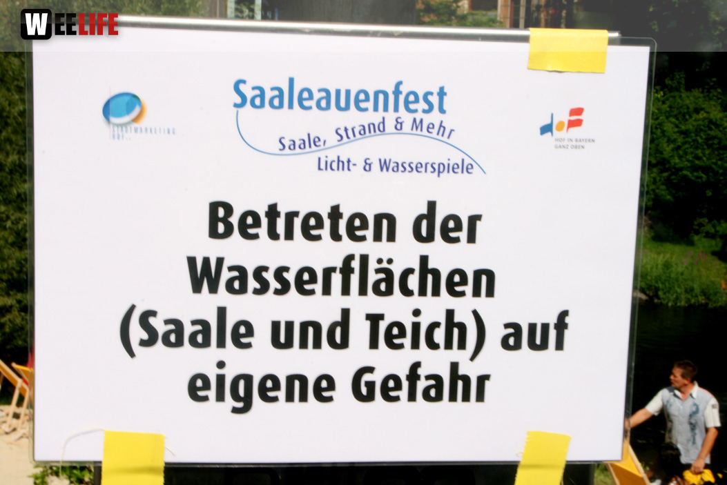 Saaleauenfest 2013 Familiennachmittag mit Goosebumps