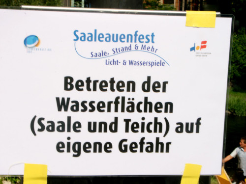 Saaleauenfest 2013 Familiennachmittag mit Goosebumps – Foto 33