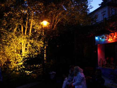 Saaleauenfest 2013 Abends Festbetrieb mit Wee Bush – Foto 41