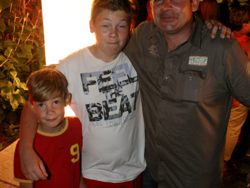 Saaleauenfest 2013 Abends Festbetrieb mit Wee Bush – Foto 55