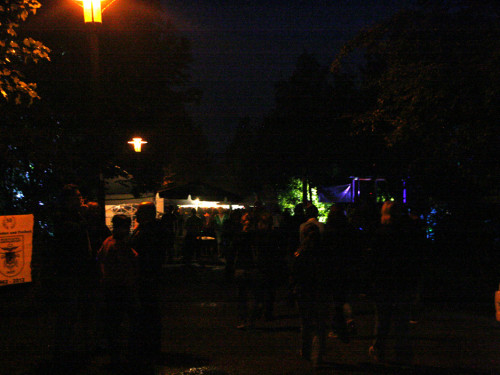 Saaleauenfest 2013 Abends Festbetrieb mit Wee Bush – Foto 60