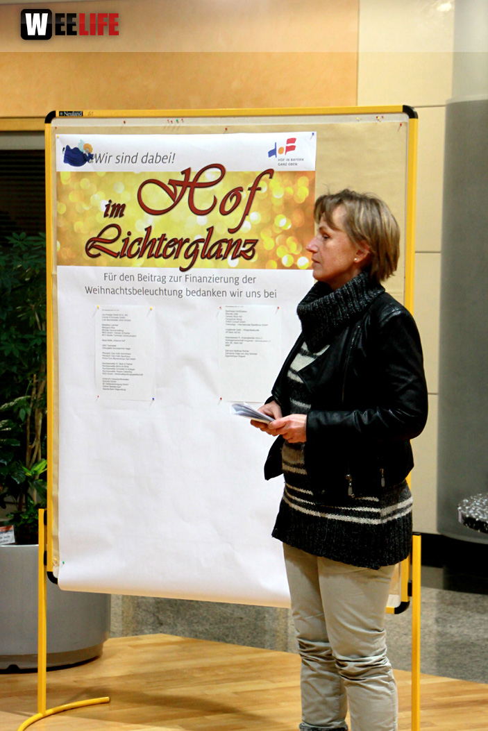 Empfang der Sposoren - Hof im Lichterglanz