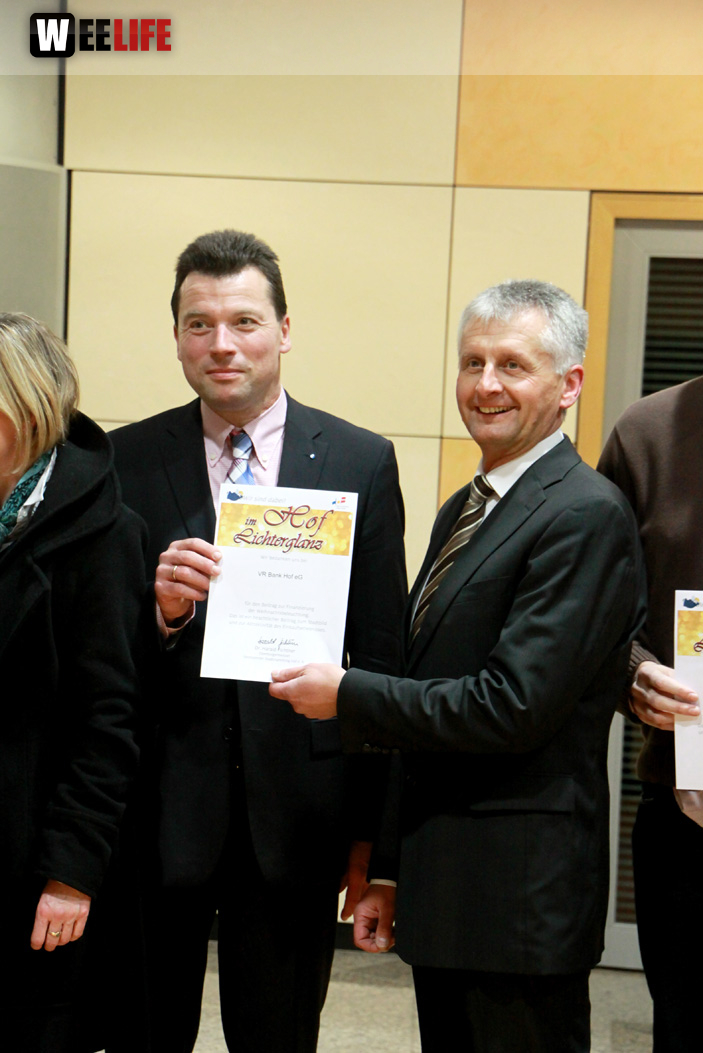 Empfang der Sposoren - Hof im Lichterglanz