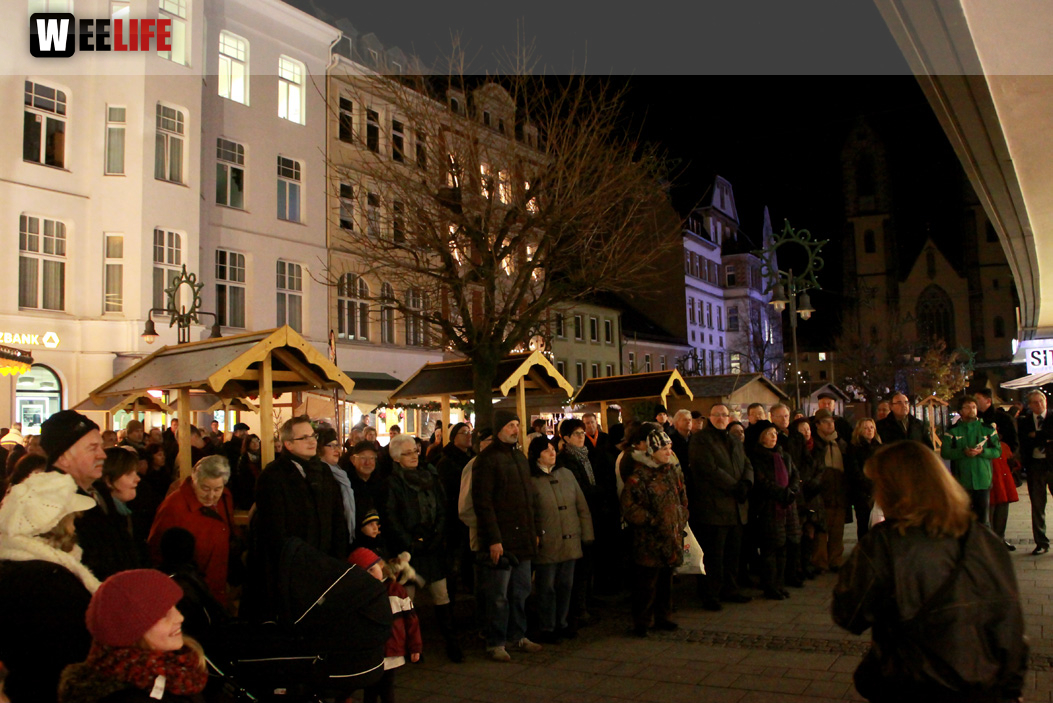 Hofer Weihnachtswelt 2013 Eröffnung
