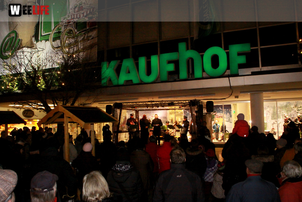 Hofer Weihnachtswelt 2013 Eröffnung