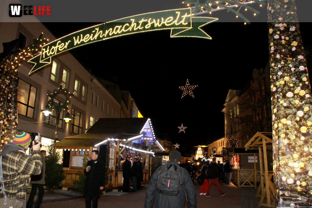 Hofer Weihnachtswelt 2013 Eröffnung