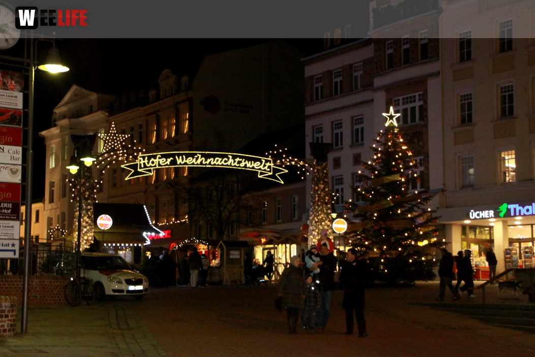 Hofer Weihnachtswelt 2013 Eröffnung
