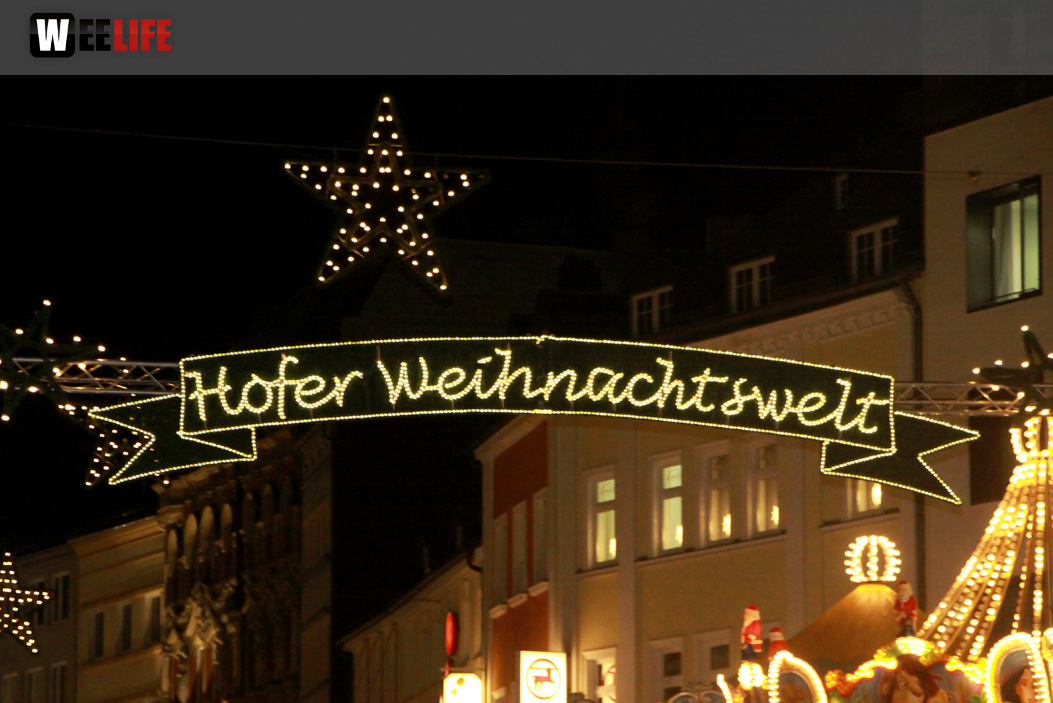 Hofer Weihnachtswelt 2013 Eröffnung