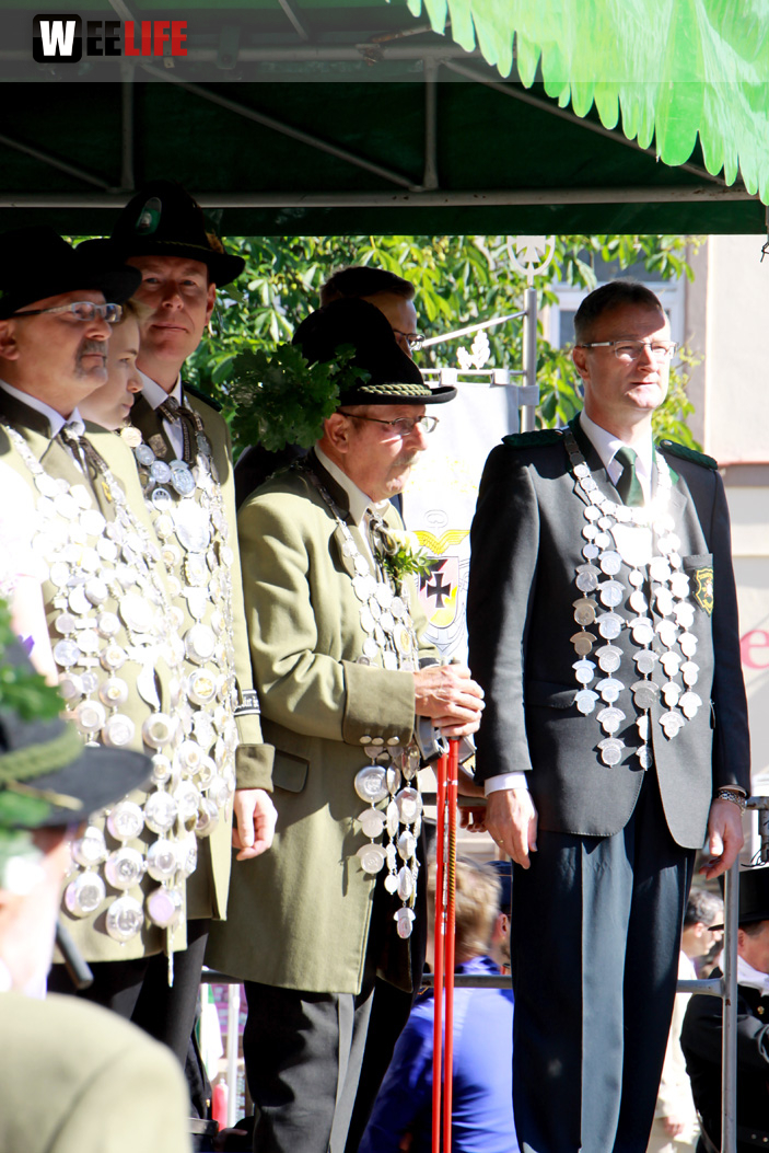 Aufstellung und Proklamation des Schlappenkönigs