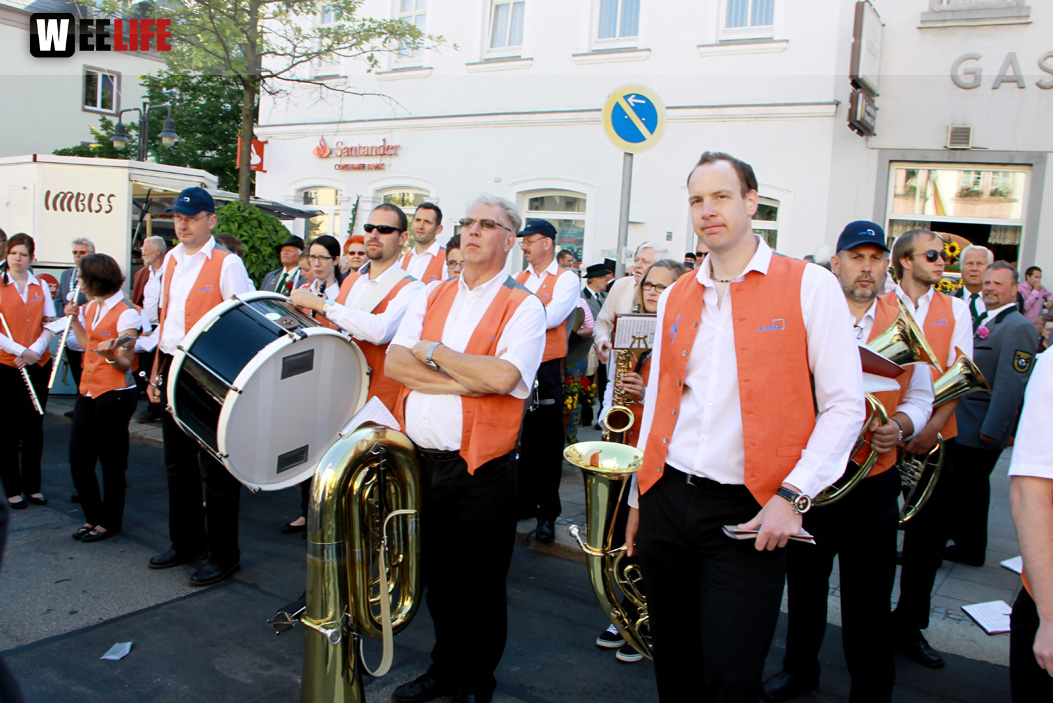 Aufstellung und Proklamation des Schlappenkönigs