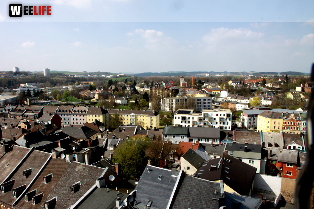 Über den Wolken von Hof