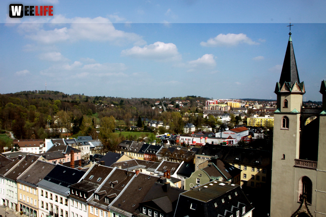 Über den Wolken von Hof