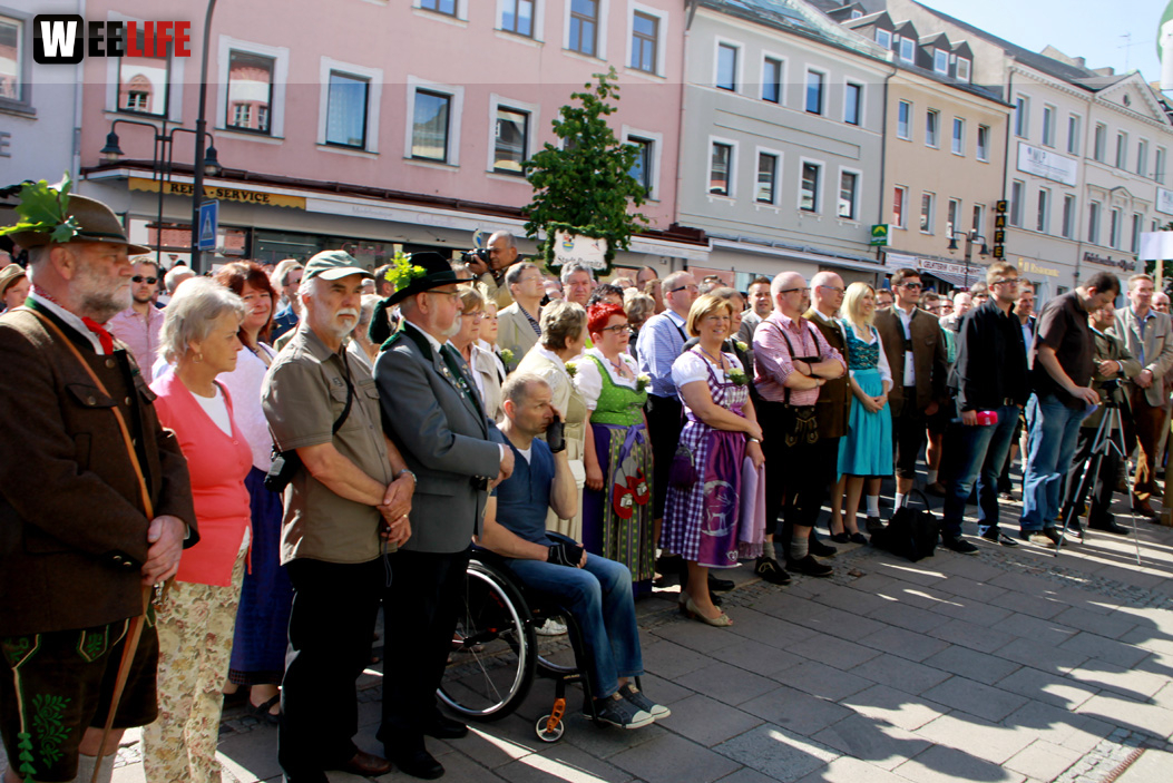 Aufstellung und Proklamation des Schlappenkönigs