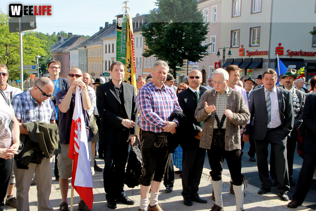 Aufstellung und Proklamation des Schlappenkönigs