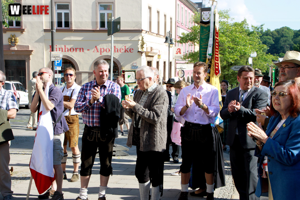 Aufstellung und Proklamation des Schlappenkönigs