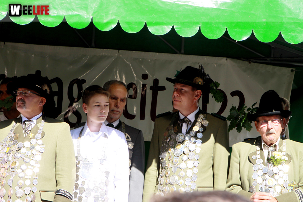Aufstellung und Proklamation des Schlappenkönigs