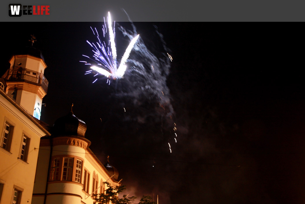 Feuerwerk Hofer Sternenacht 