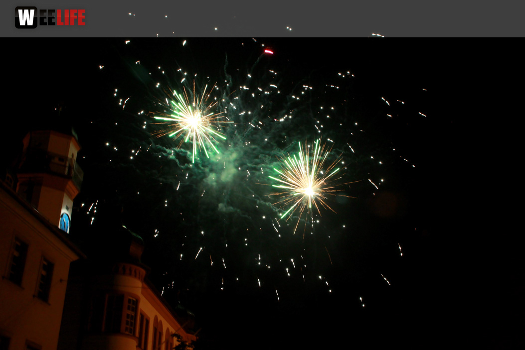 Feuerwerk Hofer Sternenacht 