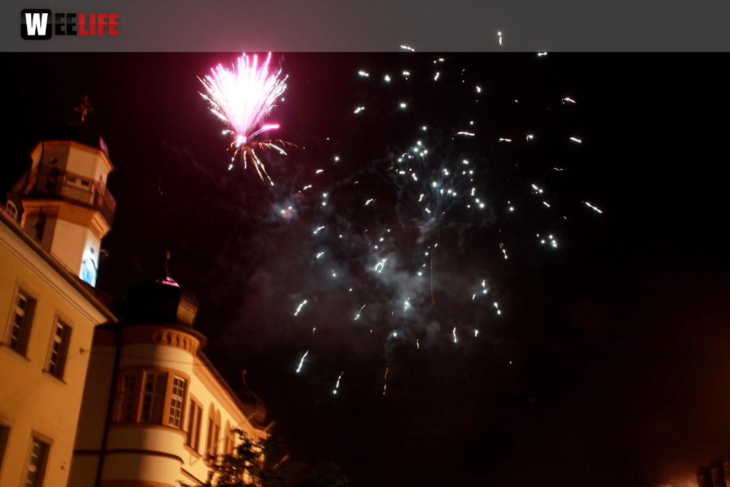 Feuerwerk Hofer Sternenacht 