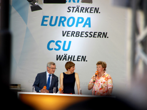 CSU Kundgebung mit Dr.Angela Merkel und Horst Seehofer – Foto 30