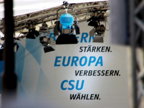 CSU Kundgebung mit Dr.Angela Merkel und Horst Seehofer – Foto 37